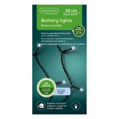 LED Durawise Basic Lights Warm White With Black Cable