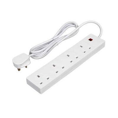 4 Gang Socket Extension Lead - 2m