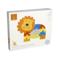 Puzzle Number Lion.