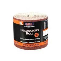 STUK RED PAPER ROLL 120 GRIT 10 MTR