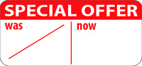 SPECIAL OFFER WAS/NOW LABEL SIZE 49x23mm (ROLL 1000)