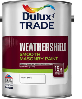 Dulux Trade Weathershield Smooth Light Base 5L Paint 5082963