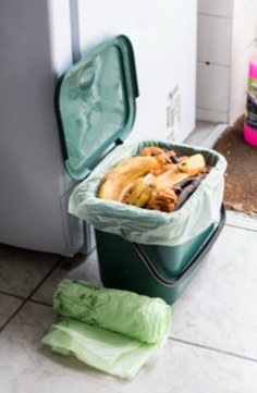 7L GREEN COMPOSTABLE BIN LINER FOR FOOD WASTE 2080PK