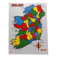 Wooden Jigsaw - Map Of Ireland 