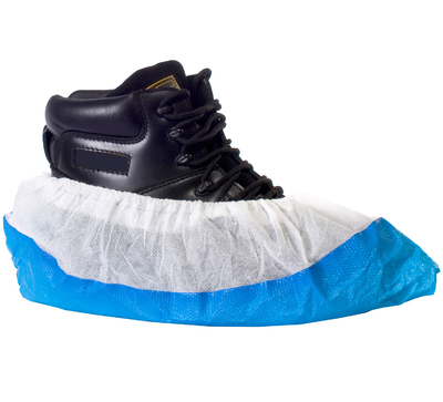 White Blue Overshoe