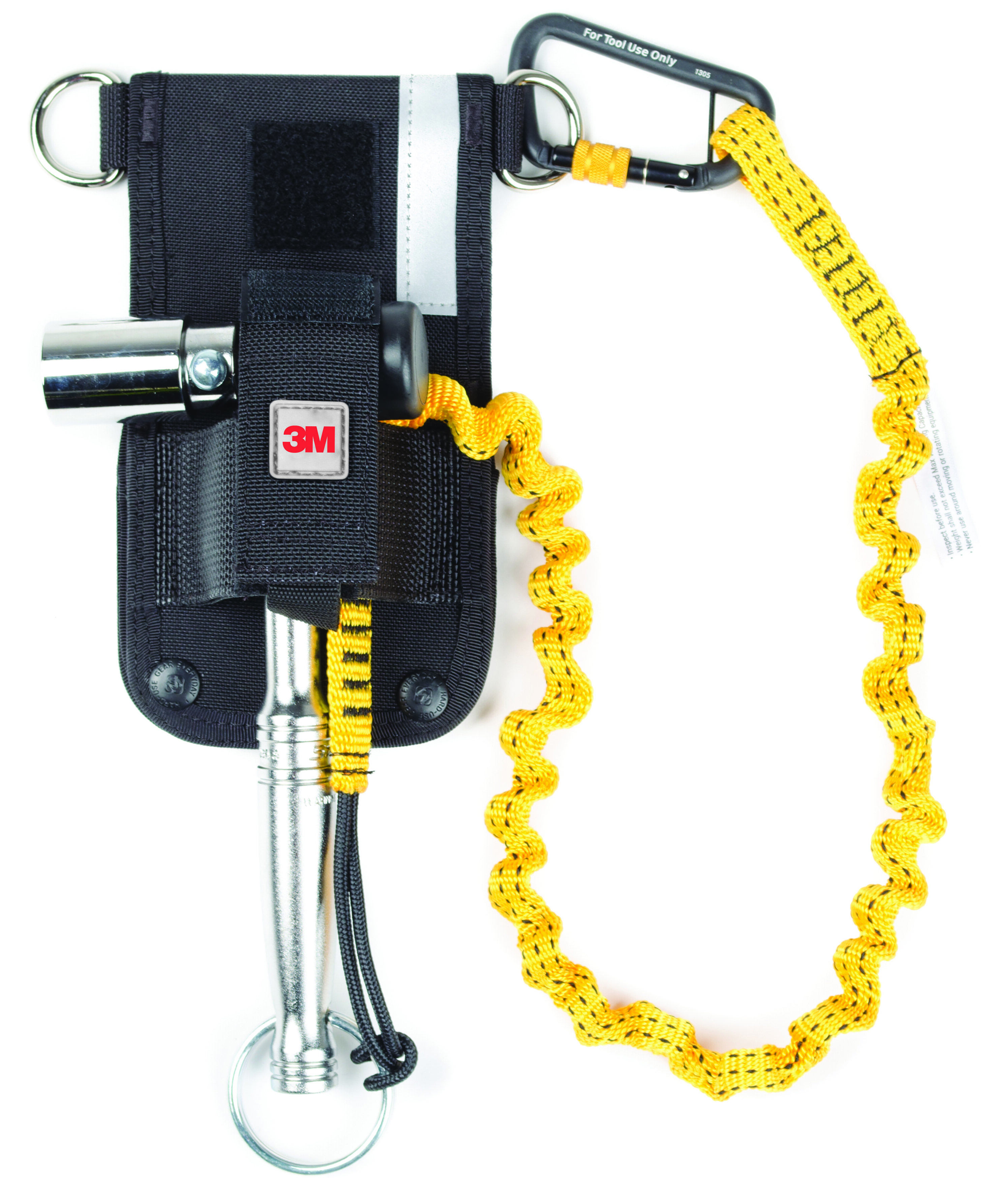 Python Scaffold Wrench Holster with Retractor and Hook2Loop Bungee Tether