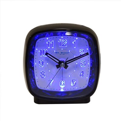 Hometime Cushion Shape Alarm Clock - Black