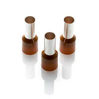 Brown Pre-Insulated Bootlace Ferrule 25mm2 (Pack 100) | CEF25016G-100PK