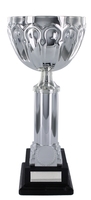 28cm Silver Cup on Double Plinth | TC78