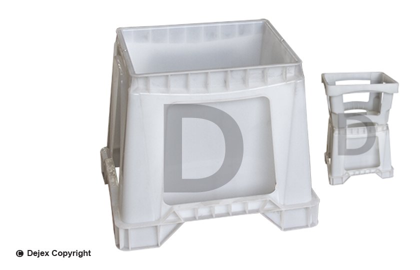 LARGE REPLICA AUCTION BUCKET (577) WHITE PP_1 LOOSE