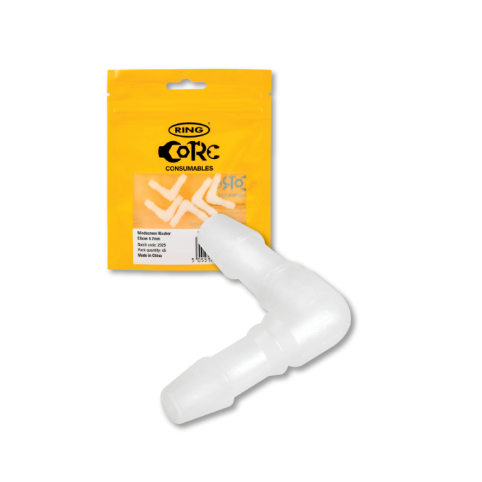 Elbow 90&ordm; Connector 4.7MM (PKT 5)