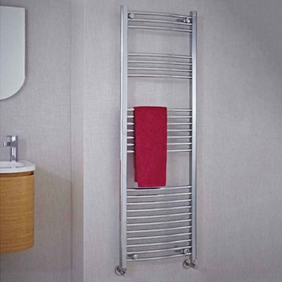 Gina Curved Towel Radiator 1200 x 600 (Electric)