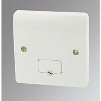 MK LOGIC PLUS UNSWITCHED FUSED SPUR WITH FLEX OUTLET I GANG 13A