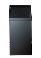 Black Swing Bin Metal