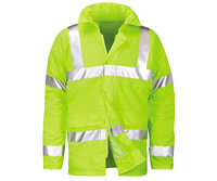 Titanium Hi-Vis Hydraflex Padded PU Anorak Yellow