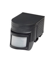 LED 180dg Motion Detector Black