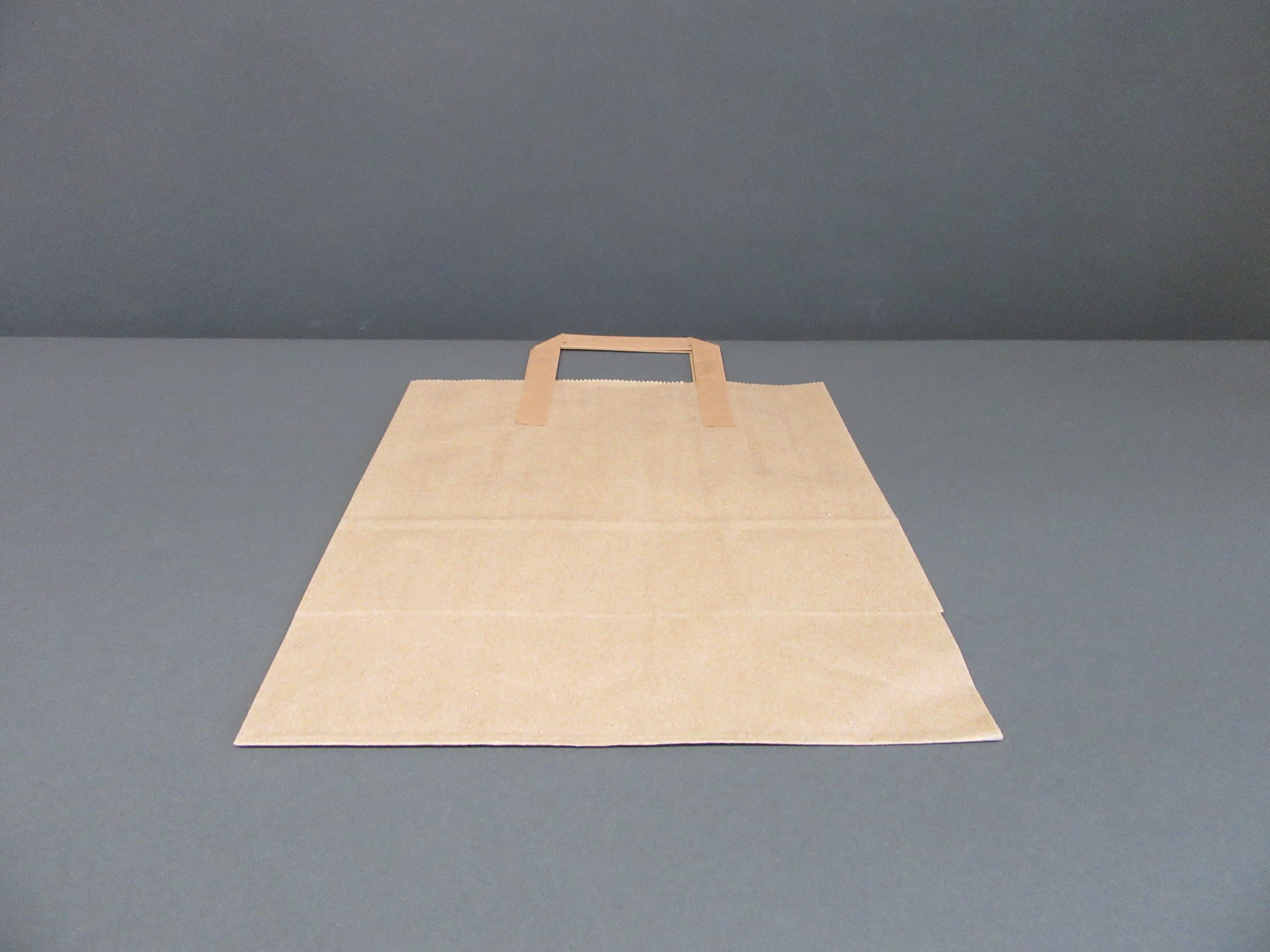 Bag/handle Lge Brown Paper 10x15.5x12