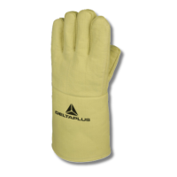 Delta Plus TERK500 Xtrem Heat/Cut Resistant E Gloves, Yellow, One