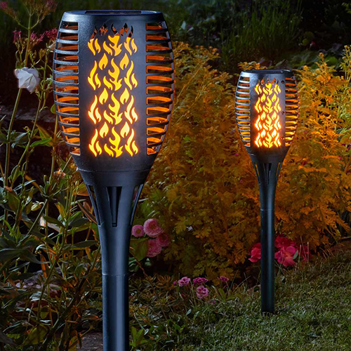 Smart Solar Cool Flame Standard Torch - 75cm with background