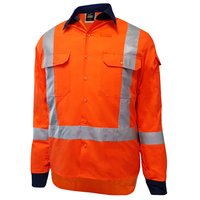 Techni Kool TTMC-W17 Long Sleeve Vented Active Cooling Ripstop Cotton Shirt 145gsm