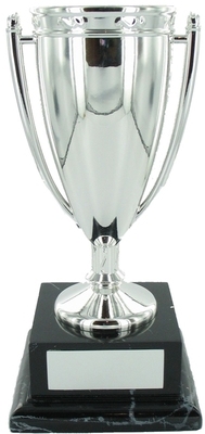 33.5cm Conical Cast Metal Cup - Silver | TC80