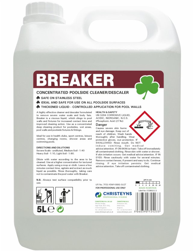5L BREAKER POOLSIDE CLEANER