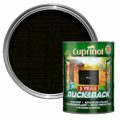 Cuprinol 5 Year Ducksback Black - 5 Litre