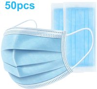 10 BOXES of Disposable Protective Face Mask 17.5cm x 9.5cm (50pcs per box) (10 Boxes)