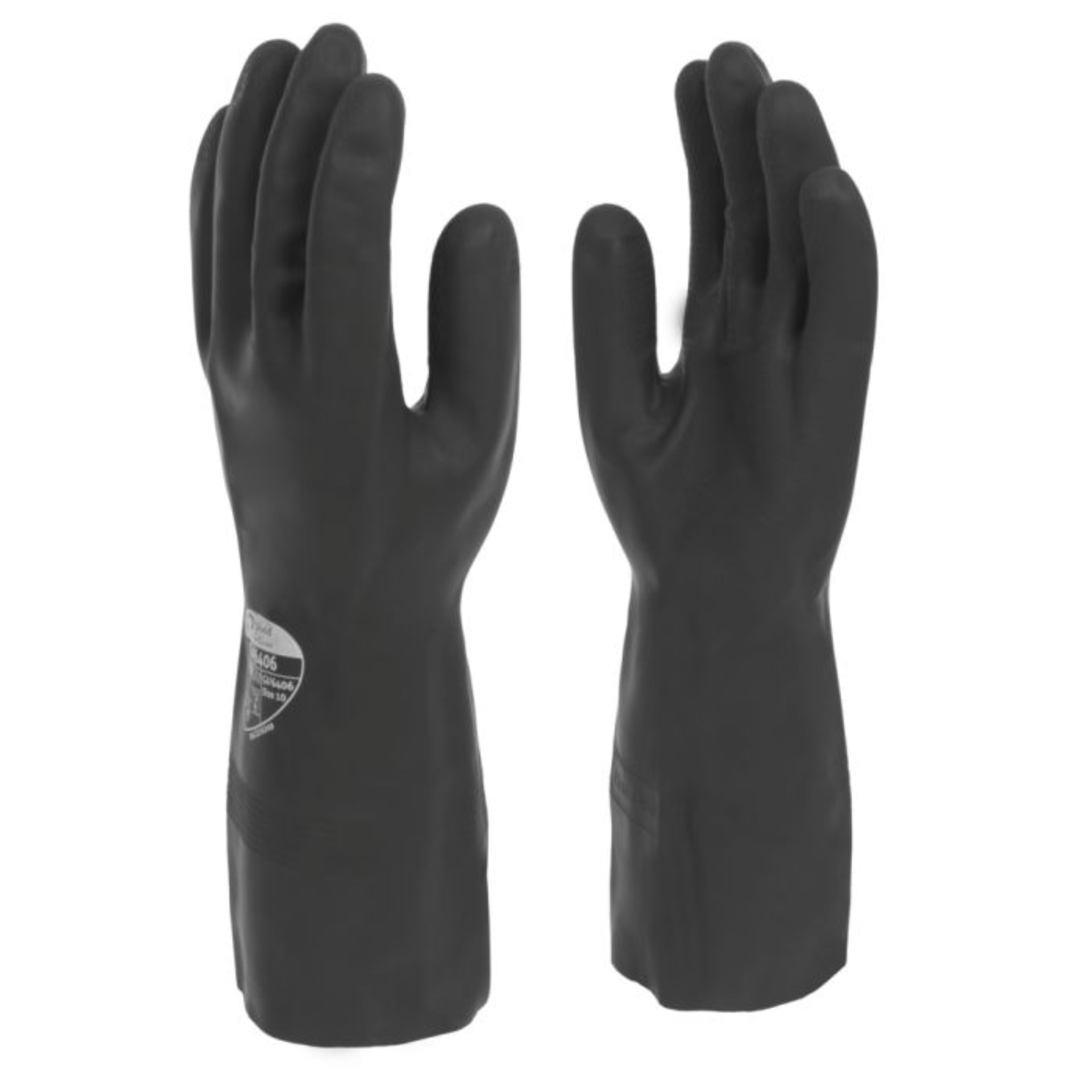 HEAVY DUTY RUBBER GLOVE BLACK, PAIR