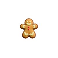 Decorated milk chocolate gingerbread person 12.5g - 1.8kg