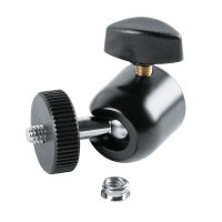K&M 19695 Universal Joint black 1/4" male thread