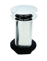 Tucker French 1 1/4" Mushroom Clicker Plug Unslotted Basin Waste Chrome