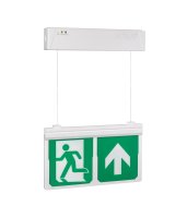 BLADE EXPRESS DUAL TEST 3.5W Suspended Exit Sign IP20 White