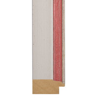 Vellum Red Silver Wash