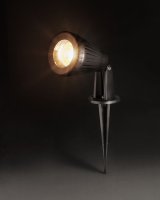 LANCEFINCH GU10 Spike Light, IP65, Black