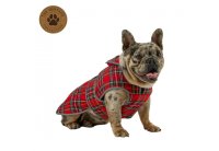 Ancol Red Tartan Dog Coat Small/Medium 35cm x 1