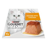 Gourmet 12621350 Cat Revelations Mousse Chicken 6x4x57gm 