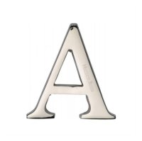C1565-2-A-PNF - Heritage Brass Alphabet A Pin Fix 51mm (2") Polished Nickel Finish