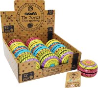 Tin Yo-Yo with Free Spin'Funky Party'-CDUof12