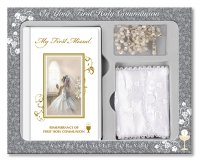 Communion Gift Set/Girl/Rosary/Purse   (C5192)