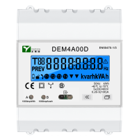 YTL 100A 4 Mod M-Bus kWh Meter DEM4A00D