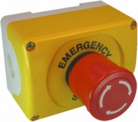 EMERGENCY STOP STATION YLW/BLK