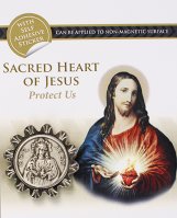 Car Plaque-Sacred Heart/Singly Carded   (72129)