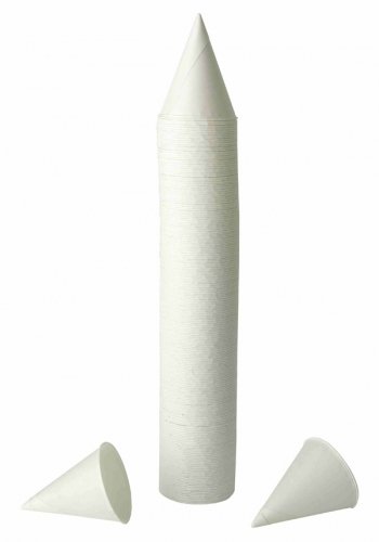 Recyclable Paper Cone Cup - White 4oz