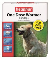 Beaphar One Dose Worming Tablets for Dogs (6-40kg) 4 Tablet x 1