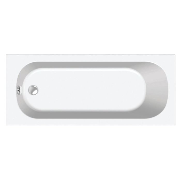 Azzio 1700mm x 700mm 0TH Plain Bath PBNBA609