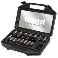 Trend Router Bit Starter Set 1/2" 15 piece XD