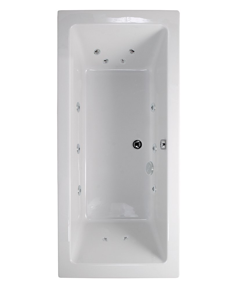 PACIFIC ENDURA DOUBLE ENDED 2000X900MM 12 JET BATH