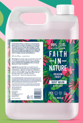 5L FAITH IN NATURE DRAGON FRUIT BODYWASH