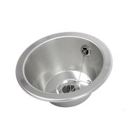 DIE PAT HB230R STAINLESS STEEL 230x150mm ROUND BASIN